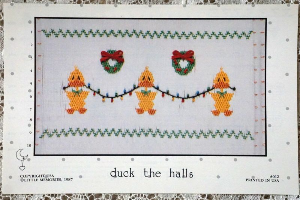 Little Memories Smocking Plate Duck the Halls 012 OOP